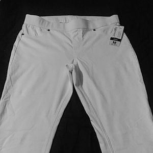 White Denim Leggings